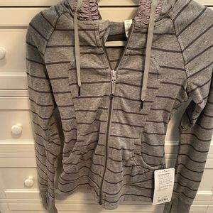 Lululemon Movement Striped Zip Up